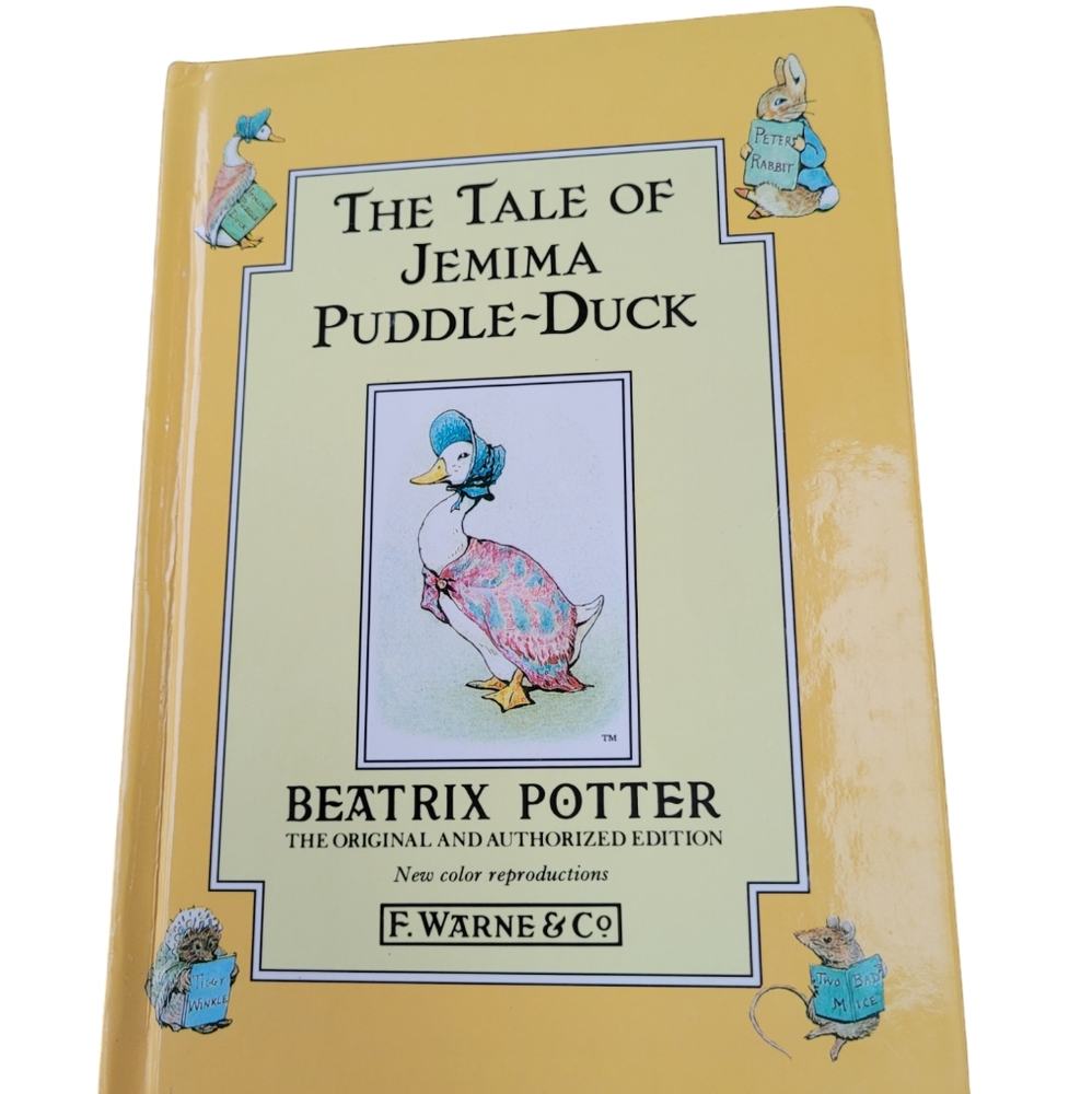 The Tale of Jemima Puddle-Duck- Beatrix Potter Hard Cover Book- 1992